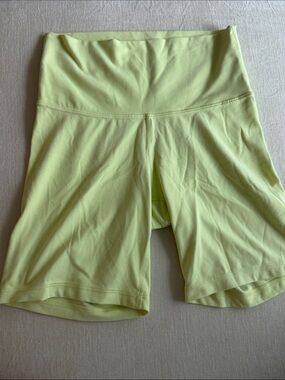 Artizia High-Waist Lime Green Bike Shorts